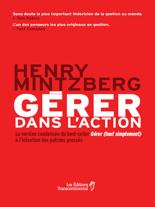 Cover image for Gérer dans l'action